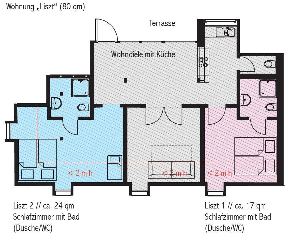 "Goethezimmer" - Auf Dem Dach Der Notenbank Weimar  Exterior photo